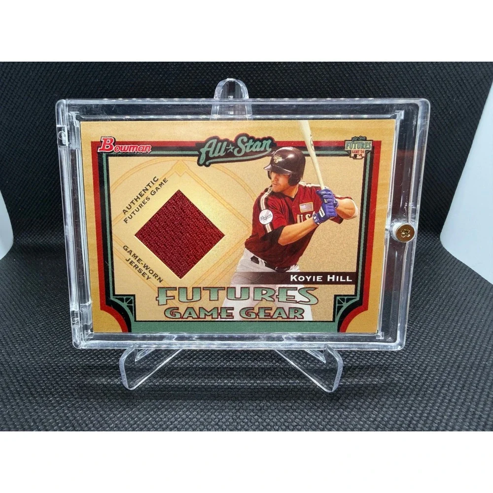 2005 Bowman Futures Game Gear Koyie Hill Game Worn Jersey Relic Card FGG-KH